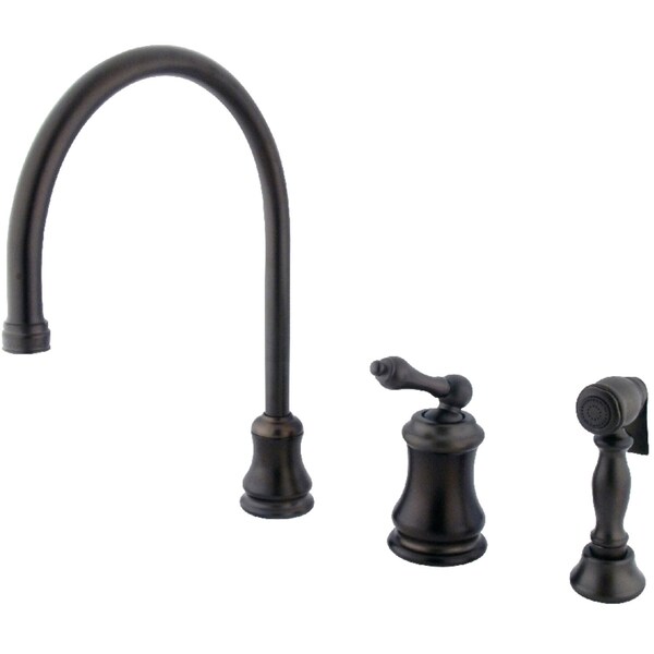 KS3815ALBS Widespread Kitchen Faucet, Oil Rubbed Bronze